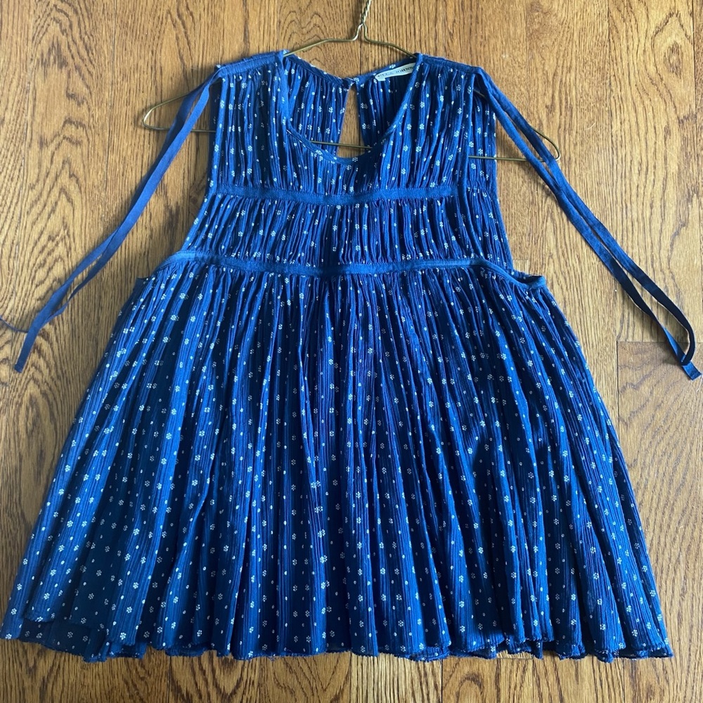 Ulla Johnson blue cotton sleeveless top Size 0.